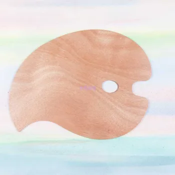 

High quality 1 piece fish shape oil painting acrylic palette anti-oil leaking drawing board