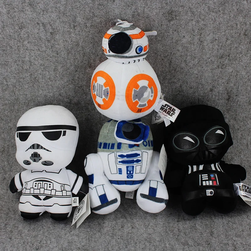 4Style Star wars 18cm The Force Awakens BB8 R2D2 stormtrooper Kylo Ren Darth vader plush doll