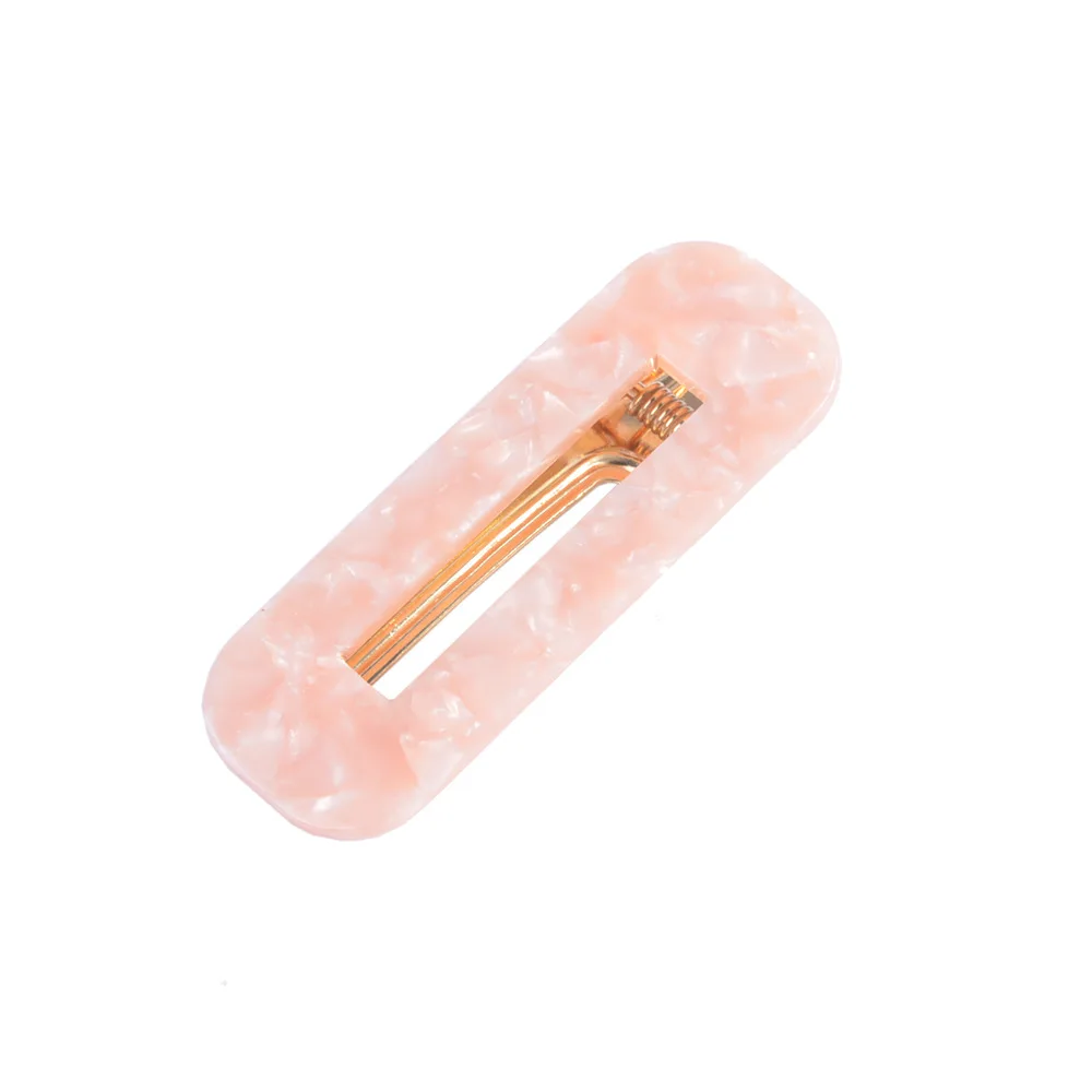 Acetate Hairpins Fashion hair jewelry for women french barrettes Girl Vintage Acrylic Leopard Hair pins Duckbill Hairgrips (9)