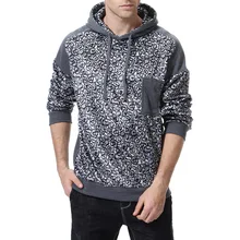 Hoodie Men's Printed Long-sleeved Hooded Sweatshirt Men's Hooded Shirt Sportswear Sports Jacket Casual Sportswear S-2XL-XY911