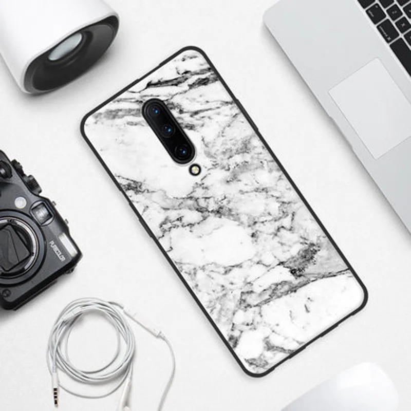 Силиконовый бампер для Oneplus 7 pro чехол 7pro мягкий ТПУ дерево камень стиль задняя