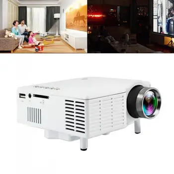 

500 Lumen UC28B Universal 60 Inch Portable Mini LED Projector for Home and Entertainment with High Precision Coating Lens