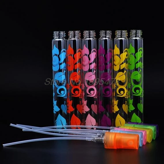 

200PCS Rose Crystal Cut Glass Perfume Spray Bottles Atomizer Refillable Empty 10ml Fast shipping for DHL TNT Fedex