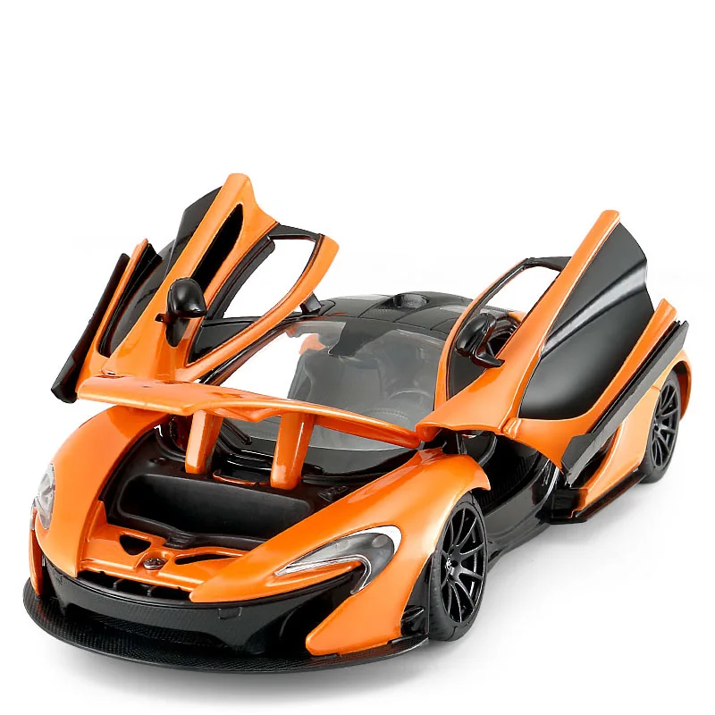 1:24 автомобиль для Mclaren P1 статическая модель из сплава под давлением Роскошная