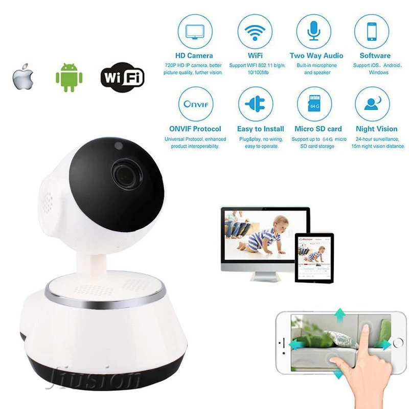 

Surveillance Cloud Storage Camera Comsumer Wifi IP Nanny Cam Digital Motion Sensor Night Vision Security Baby