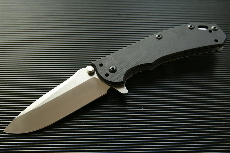 ZT 0566BW D2 сталь складной Ножи G10 ручкой и шариковым подшипником тактический нож