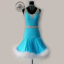 Стиль Костюмы для латинских танцев сексуальное платье для латинских танцев с бриллиантовым пером для женщин детский конкурс латиноамериканских танцев платья S-4XL