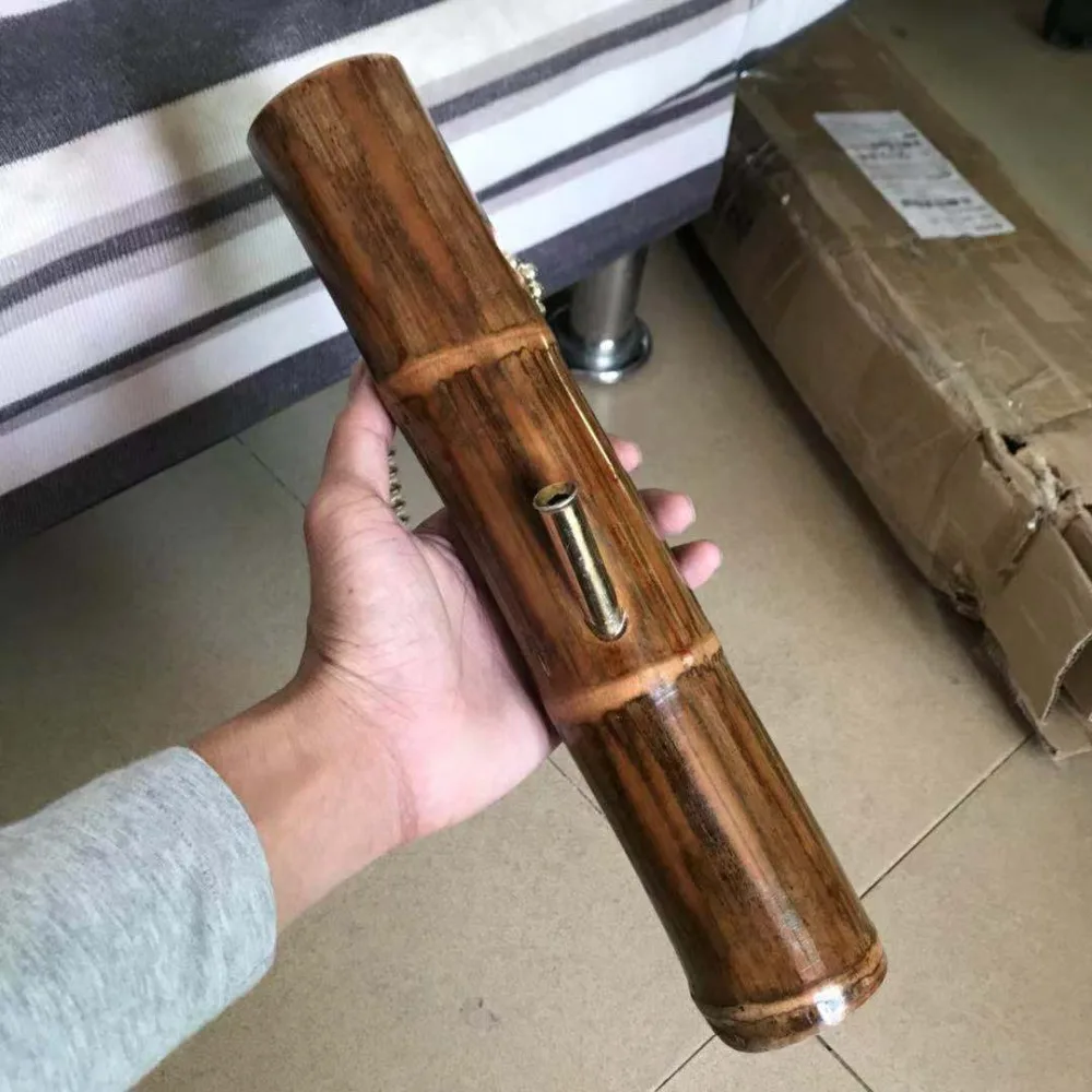 

Water pipe hookah straight handmade natural bamboo material health care smoking