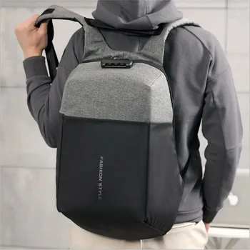 

Anti-theft Mens Womens USB Charging Backpack Laptop Notebook Travel School Bag