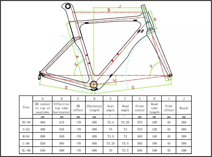 Sale Costelo speedcraft carbon road bicycle frames road bicicleta carbono carbon road bike bici telai in carbonio bicycle 3 color 2