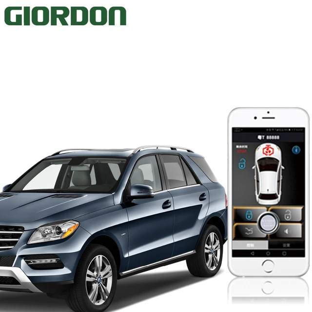 Smartphone Car Alarm System Compatible With Ios And Android Phone.