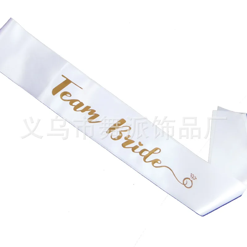 

Team Bride To Be Hen Sash Bachelorette Party Bridal Wedding Decorations Shoulder Wedding Bride To Be Party Supplies QT30