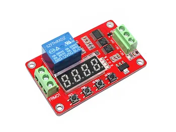 

12V DC Multifunction Self-lock Relay PLC Cycle Delay Time Timer Switch