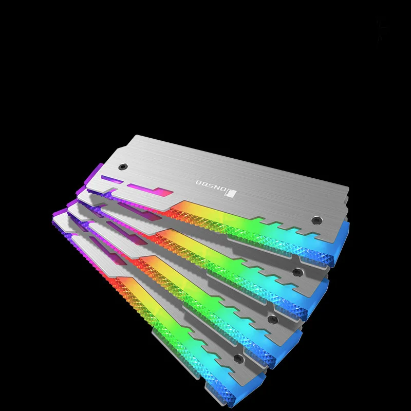 4 шт./лот JONSBO NC 3 светящийся жилет с памятью RGB радиатор 12 в маленький Pin аура