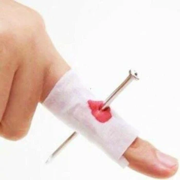 

Prank steel nail penetrate fingers magic tricks magic toys