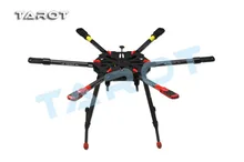 F11283 TAROT TL6X001 RC Helicopte Spare Part :RC Drone X6 ALL Carbon HEXA Kit With Retractable Landing Skid