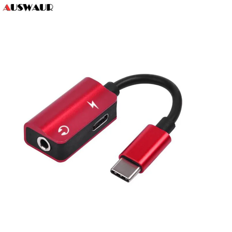 

Type-C Charge Audio Adapter Male Type-C to Female 3.5MM Aux Eearphone Headphone Female Type-C Adapter for Xiaomi 6 note 3 MIX2S
