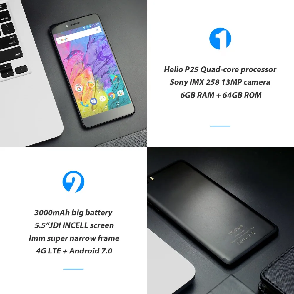 Vernee Mars Pro 6 ГБ 64 Гб телефон MTK6757 Helio P25 смартфон на базе восьмиядерного процессора