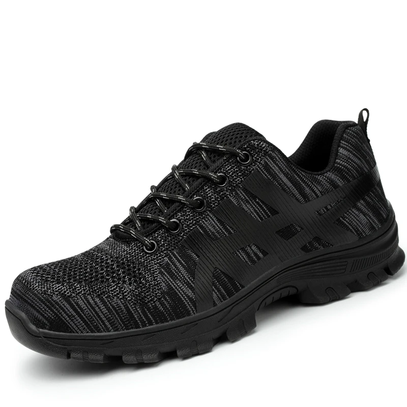 En Ligne Grande taille en acier orteil bottes de travail chaussures de sécurité respirant bot d été anti crevaison outillage bas travail chaussures protéger chaussures