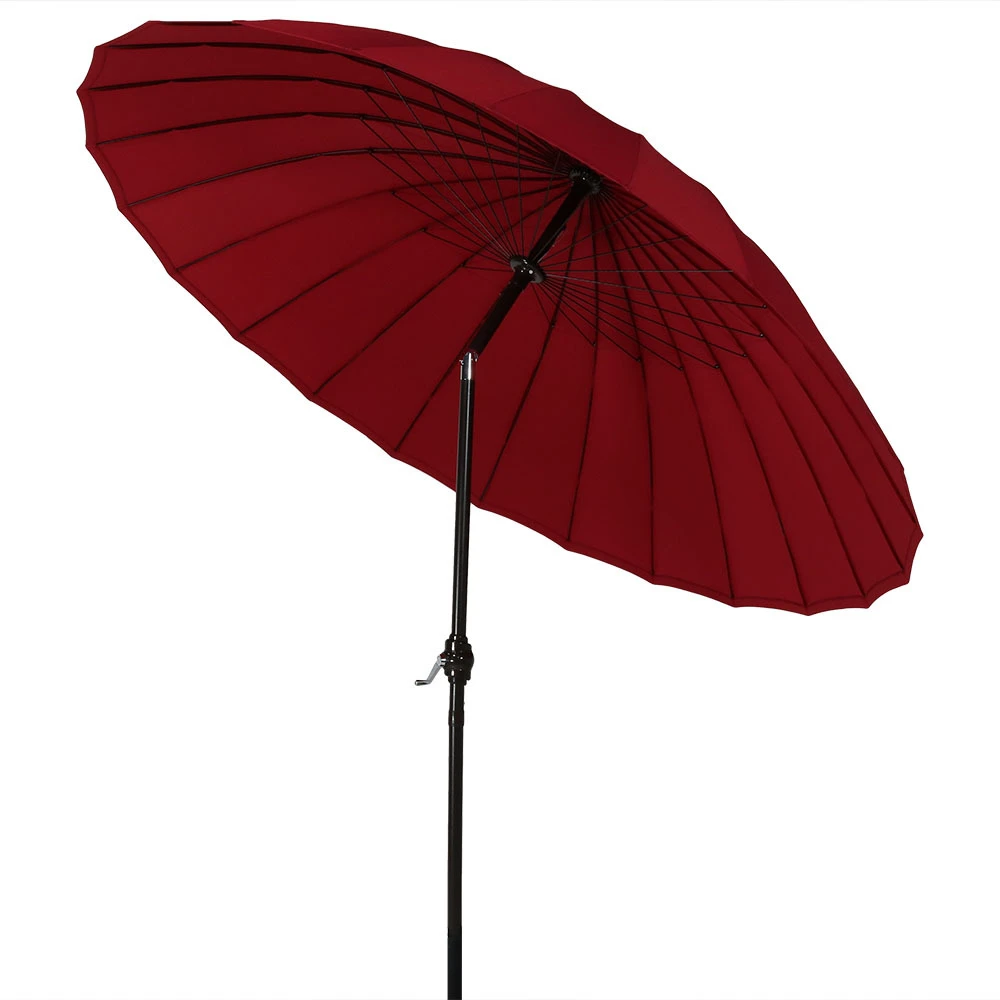 Sunnydaze Shanghai Aluminum 8 Foot Patio Umbrella with Tilt & Crank (4)