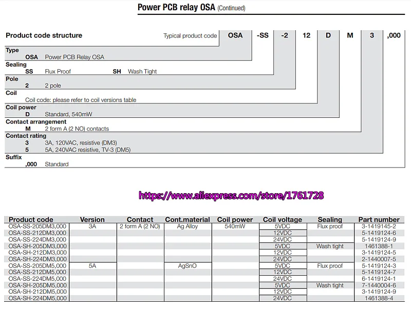 2 шт./лот, абсолютно новое и оригинальное 12 В 24 В реле мощности PCB OSA-SS-212DM5, OSA-SS-224DM5 6 контактов