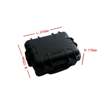 

SQ3210 waterproof shockproof modified PP material portable plastic tool case without foam