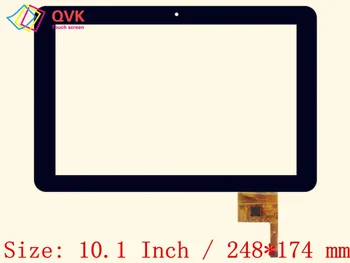 

10.1 inch for iRu P1001G R1001G tablet pc capacitive touch screen glass digitizer panel free
