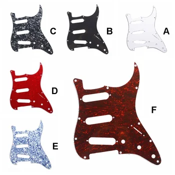 

Guitar Shield 11 Hole Strat ST SSS Single Coil Pickup Scraper Screws American Guitar 62 Stratocaster