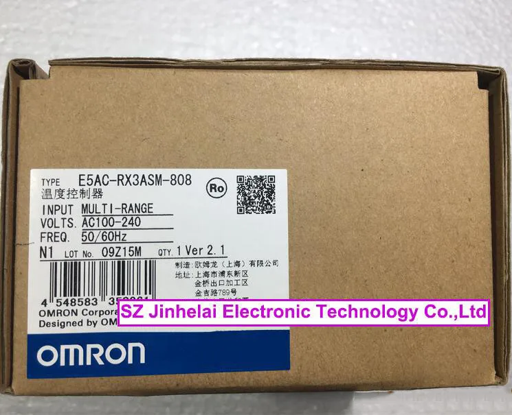 

E5AC-RX3ASM-808, E5AC-QX3ASM-808 New and original OMRON Digital temperature controller