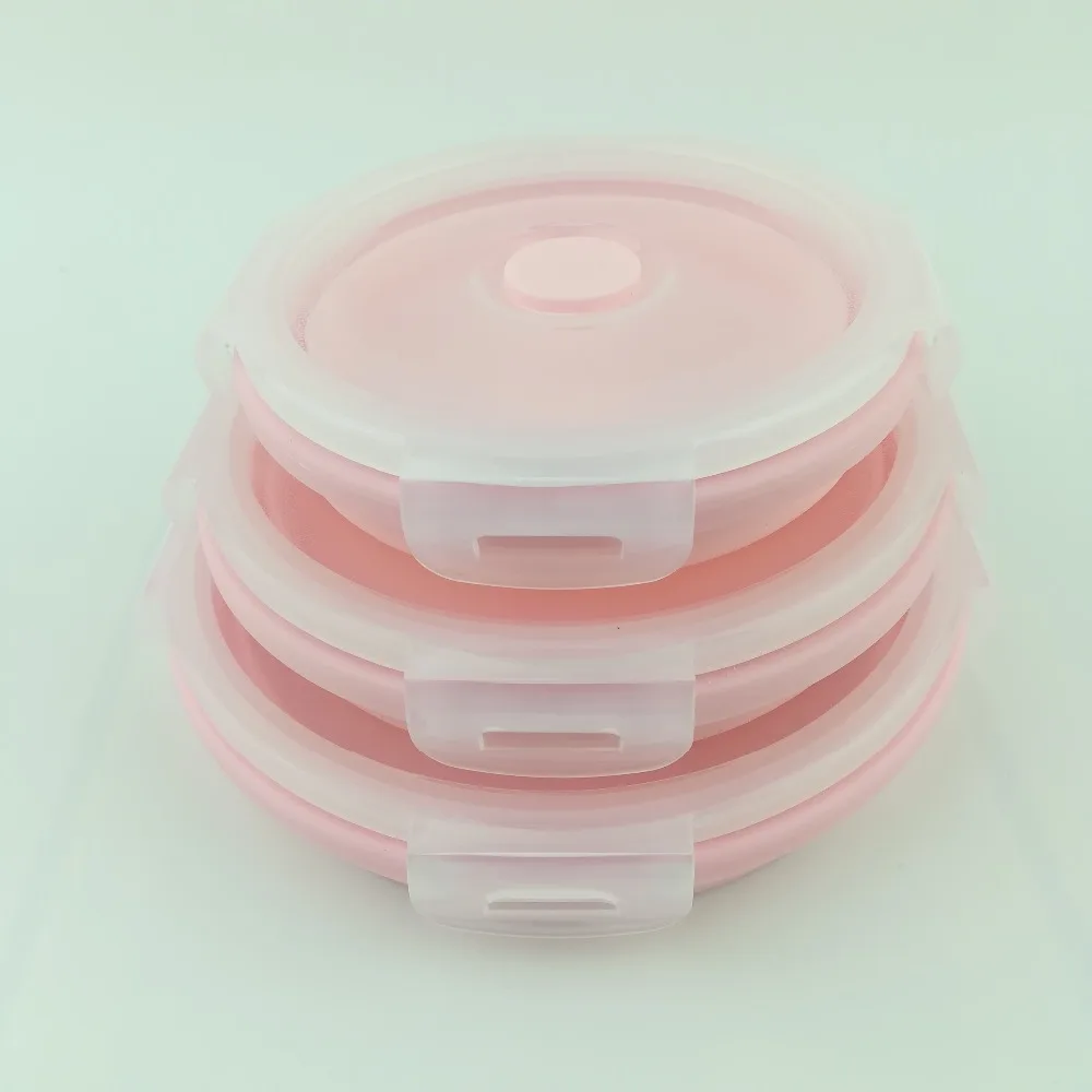 Portable Bento Box Collapsible Lunch Box for Food Dinnerware Microwave Food Storage Container Bowl Food Container (15)