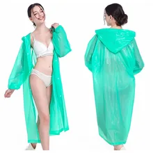 Женский водонепроницаемый плащ PEVA, утолщенный женский прозрачный водонепроницаемый костюм для кемпинга