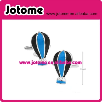 

Mens Wedding Cufflinks Novelty Fancy Blue black Fire Balloon cufflinks