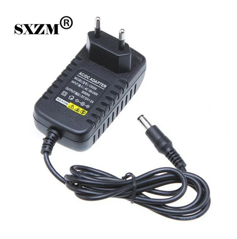 

SXZM 24W strip power adapter EU/UK/AU/US plug AC110-220V to DC12V 2A led strip lighting transformer for 3528 led strip