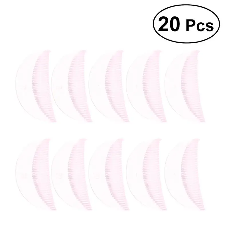 

10 Pair Hot Eyelash Perming Curler Shield Pads False Eyelash Patches Silicone Makeup Tool Simple Makeup Eyelashes Mold