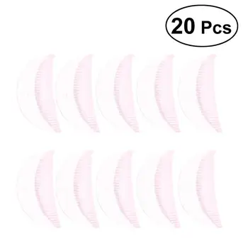 

10 Pairs Hot Eyelash Perming Curler Shield Pads False Eyelash Patches Silicone Makeup Tool Simple Makeup Eyelashes Mold