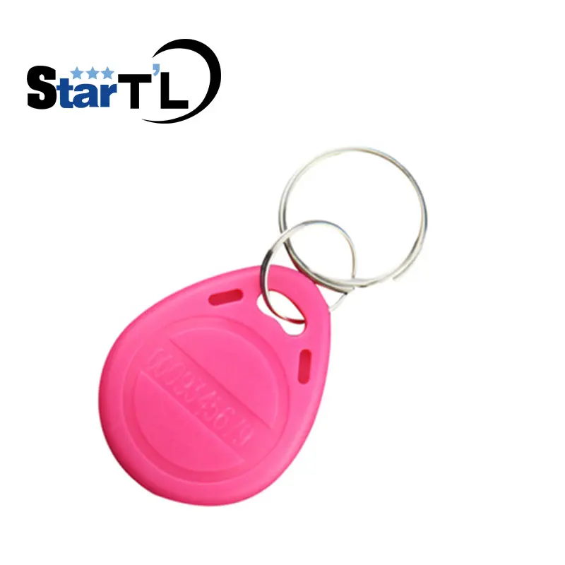pink 10 шт. RFID Брелок карта тег ключ 125 кГц ID брелок TK4100 EM4100 контроль доступа посещаемость времени - Цвет: pink