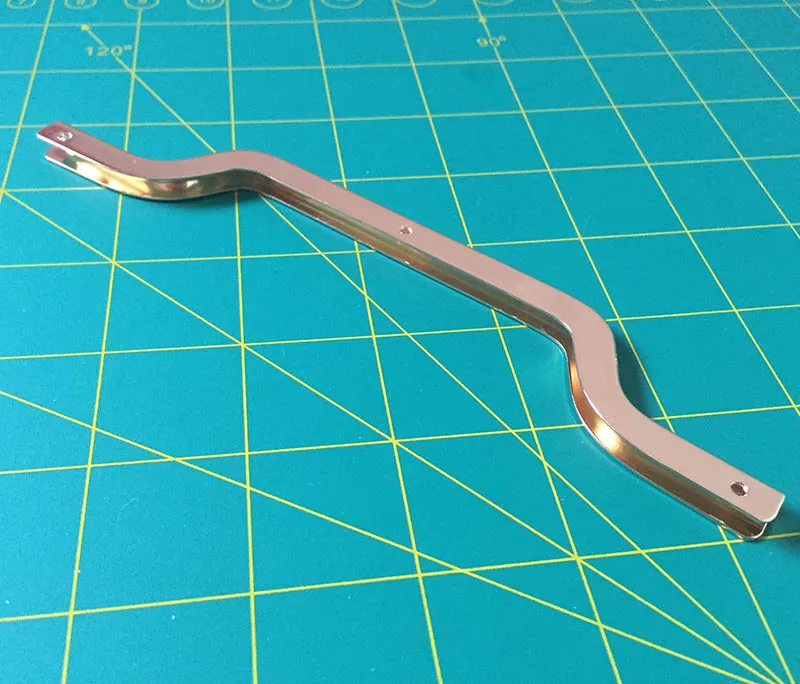 7 Inch Light gold Metal bags corner, corner protector for bag ,leather