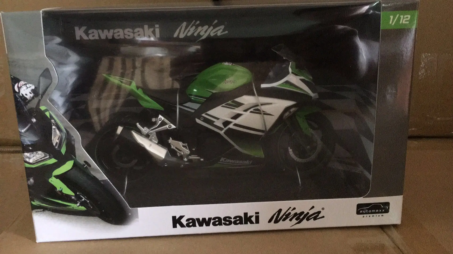 24 шт./лот JOYCITY 1/12 масштаб мотоцикл модель KAWASAKI NINJA/H2 литой металлический мотоцикл модель ручной работы игрушка - Цвет: KawasaKi NiNja B