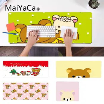 

MaiYaCa Personalized Cool Fashion My Favorite Cute rilakkuma Christmas Game mousepad Rubber Mouse Durable Desktop Mousepad