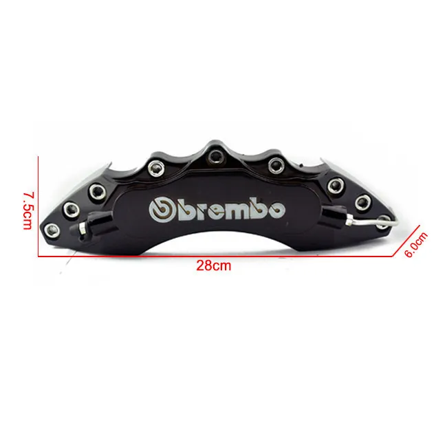 Large Size black 2 PCS Brembo 3D Style Disc Brake Caliper Universal
