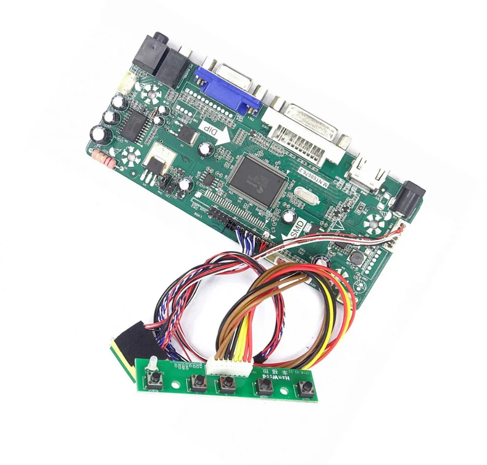 

M.NT68676 HDMI DVI VGA LED LCD Controller board Kit for LP156WD1-TLA1/TLA2/TLB1/TLB3/TLD1 1600X900 panel 15.6"