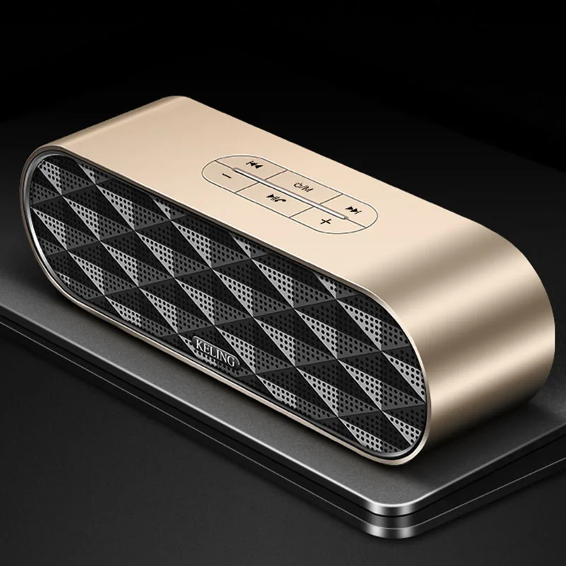 

keling F4 Mini Bluetooth speaker Portable Wireless speaker for phones with microphone loudspeaker supported Voice Control