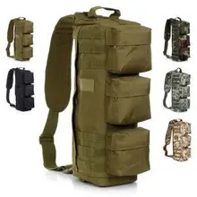 Tactical military MOLLE Hiking Hunting Camping One Shoulder Bag men Outdoor travel Assault Pack 600 1000D