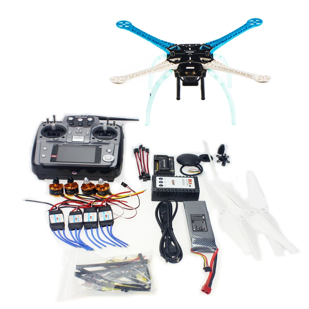 S500 PCB DIY GPS Drone Multi Rotor Frame Kit with APM2.8 Radiolonk 2.4G