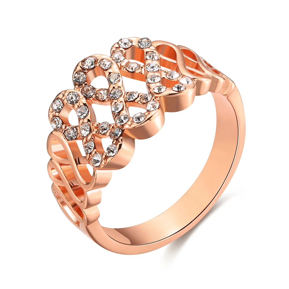 18KRGPR541 New Fashion women gold plated ringgold plated ring18k gold