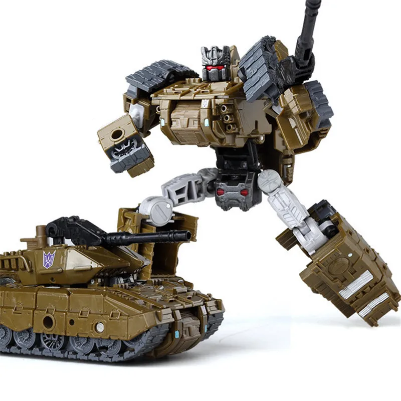 

Haizhixing Cool Transformation Robot Car Toys Boys Anime Devastator Aircraft Tank Engineering Military model KO GT2 Kids Toy