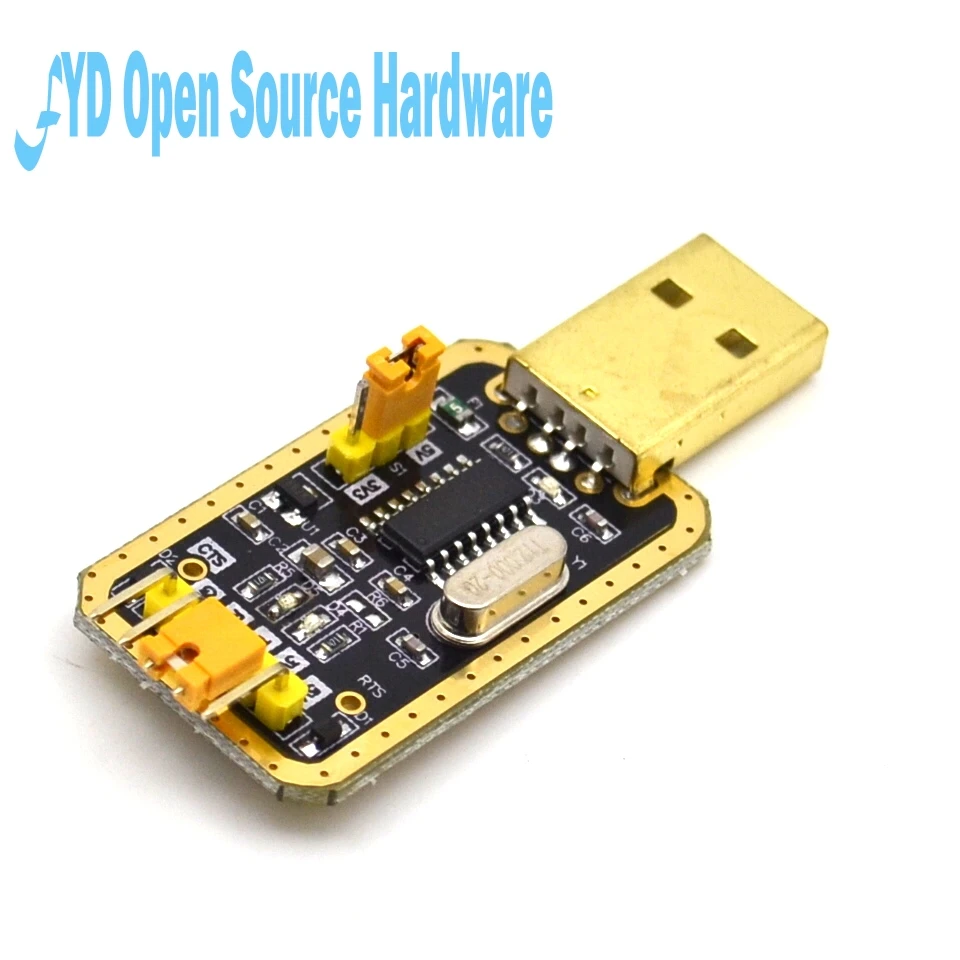 CH340G RS232 Update USB To TTL Converter Module UART Serial Port UFS-HWK STC Dowanloader Programmer Brush Small Plates