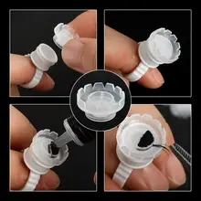 

100PC Plastic Eyelash Grafting Eyelash Blossom Cup One Second Flowering Sun Flowering Glue