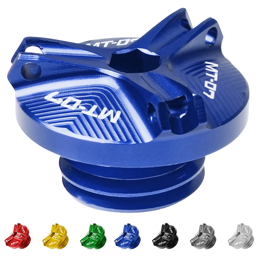 

CNC aluminum Motorcycles Oil Filler Cap Plug Motorbikes Engine Oil Cap For Yamaha mt07 MT-07 MT07 MT 07 2014-2018 2015 2016 2017