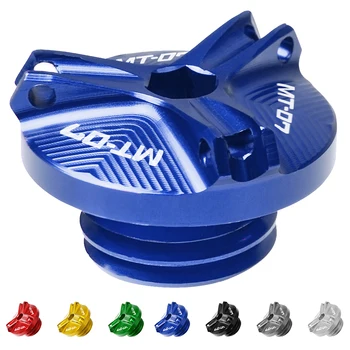 

CNC aluminum Motorcycles Oil Filler Cap Plug Motorbikes Engine Oil Cap For Yamaha mt07 MT-07 MT07 MT 07 2014-2018 2015 2016 2017